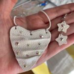 Faux Leather Crystal Bib and Star Set - Image 3